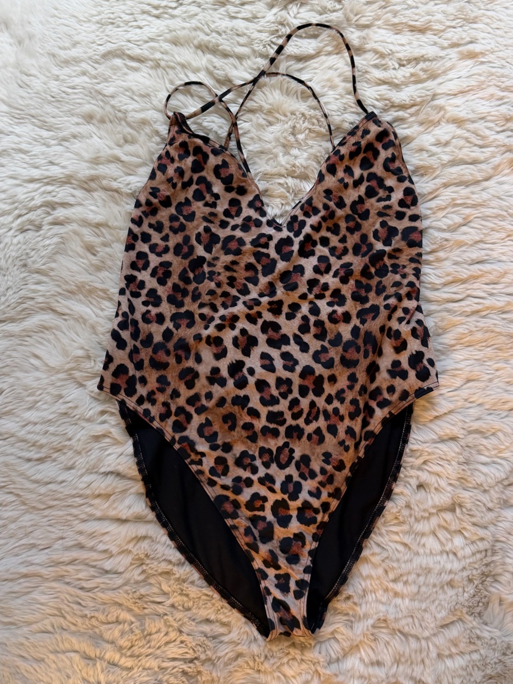 Leopard Print Cami bathing suit
